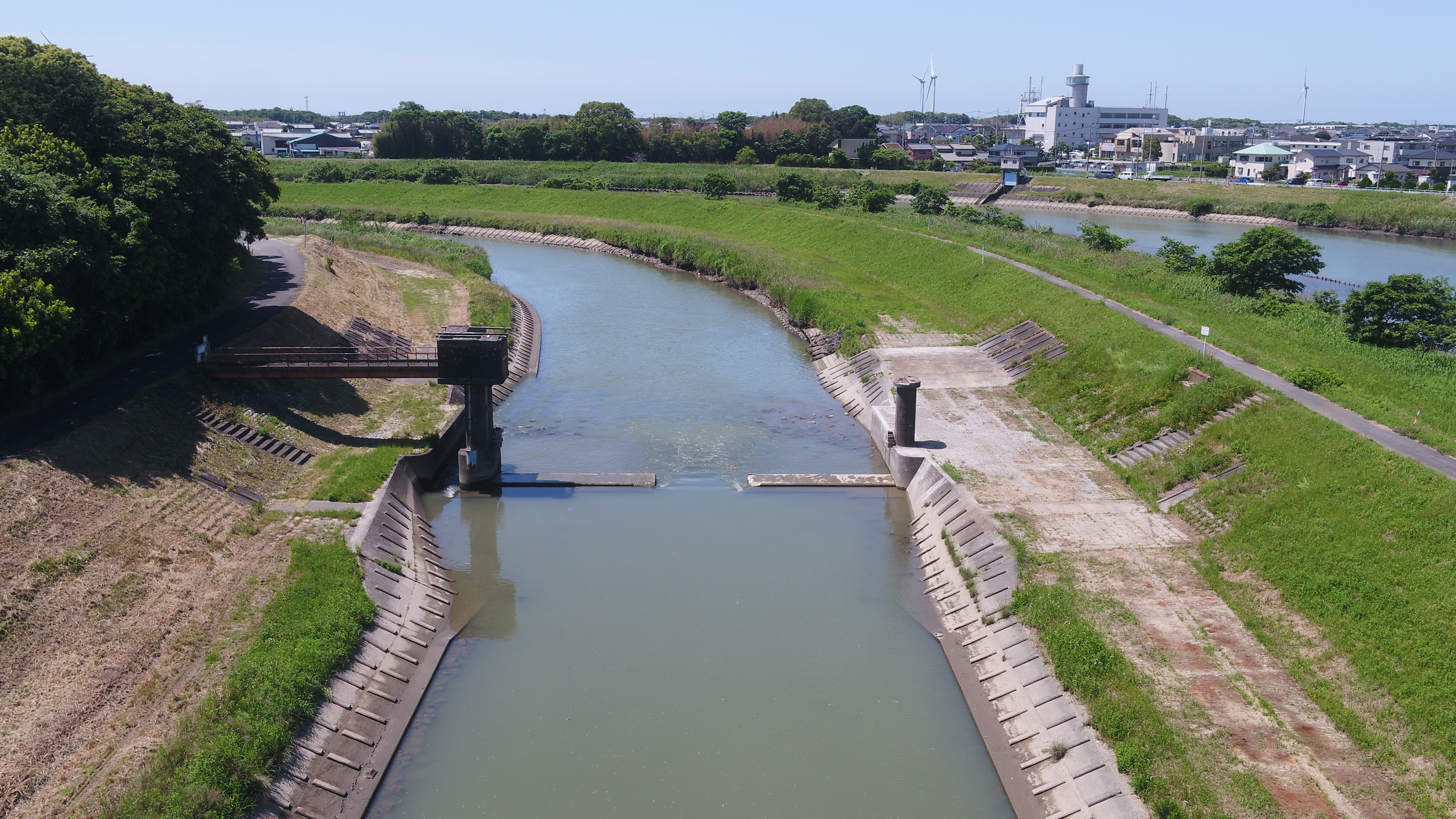 【完成】令和５年度ため池等整備（河川応急）鹿島堰地区撤去１工事